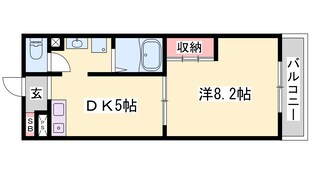 パークサイド姫路の物件間取画像